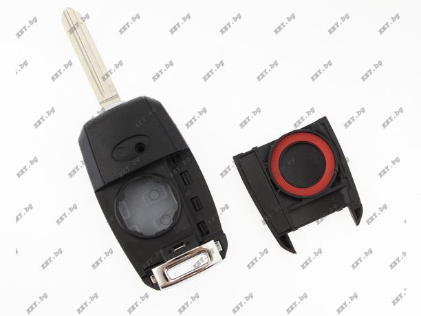 Празна кутийка KEY за КИА с 3 + 1 бутона и перо KI-3DP